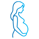 icon of a pregnant lady