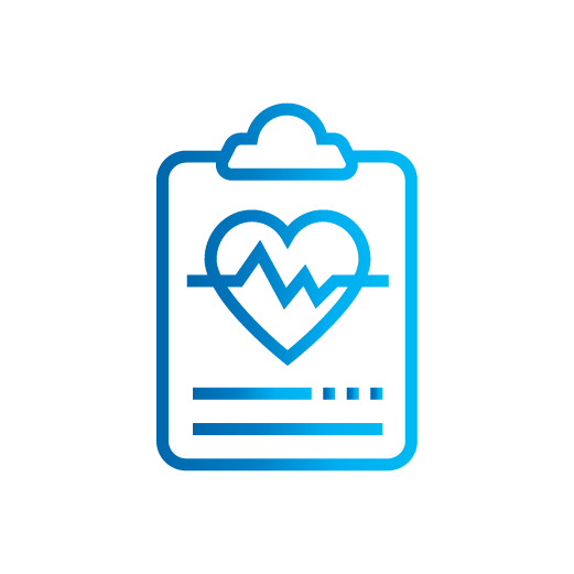 Icon of a medical clipboard