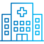 icon of a large hospital building